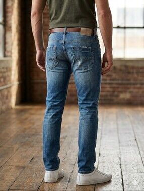 ESCAPISM Classic Blue Men's Jeans